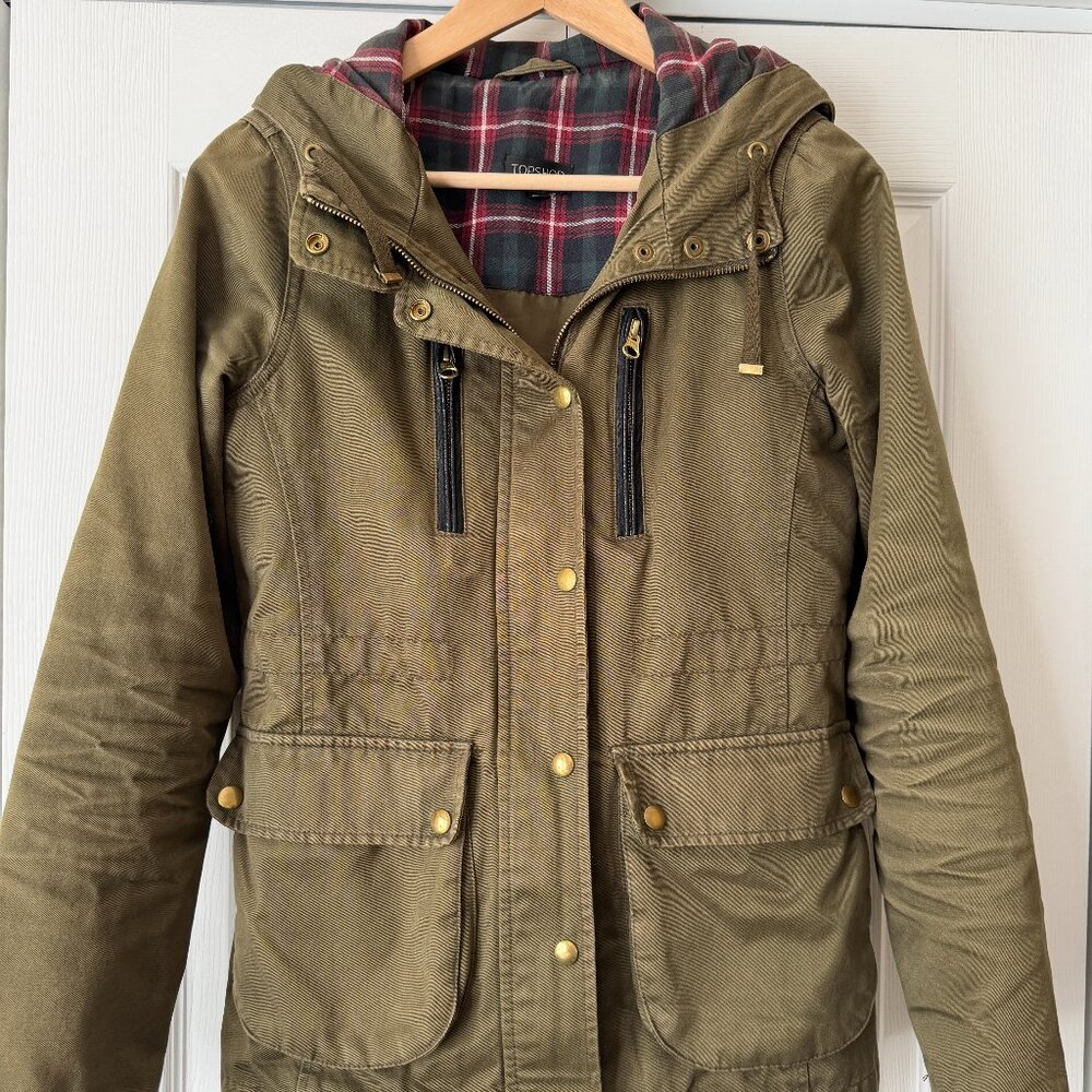 Topshop Hooded Parka